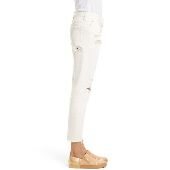 NWT Free People Lacey Embellished Skinny Jeans - Picture 2 of 13